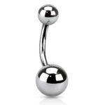 Self-surgical steel Belly button ring